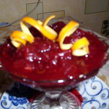 Рецепт Клюквенный соус с имбирем