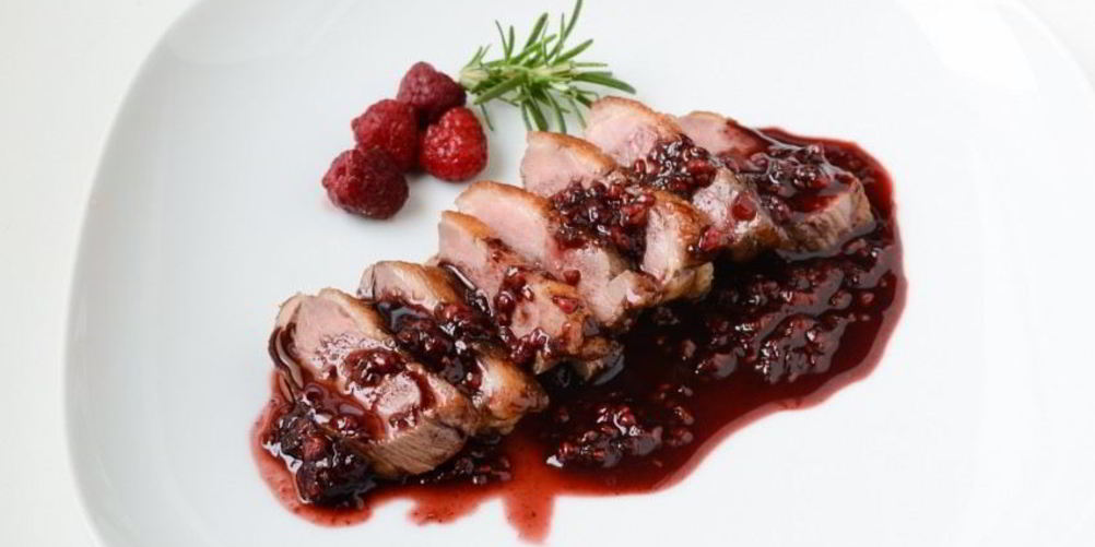 Рецепт малиновый соус к утке