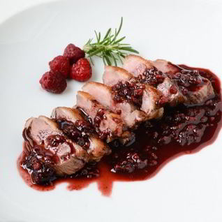 Малиновый соус к утке