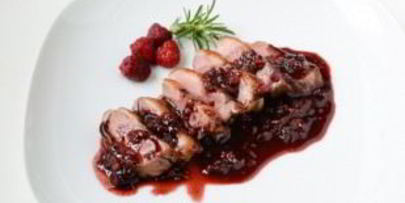 малиновый соус к утке