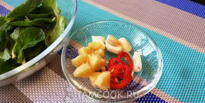 мятный соус на кефире