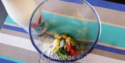 мятный соус на кефире