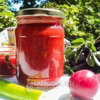 Острый соус из алычи