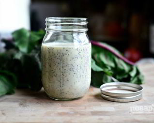 Салатная заправка с медом и маком