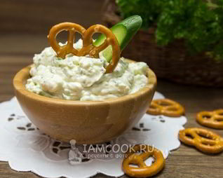 Сливочный соус для шаурмы с огурцом