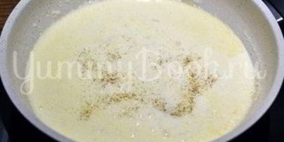 сливочный соус с лимоном и чесноком к морепродуктам