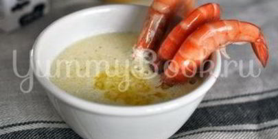 сливочный соус с лимоном и чесноком к морепродуктам