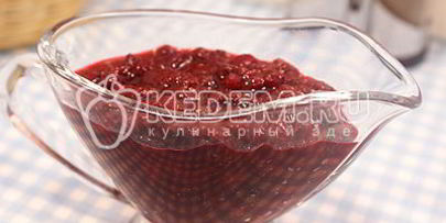 соус брусничный