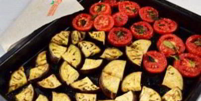 соус-дип из запеченных баклажан