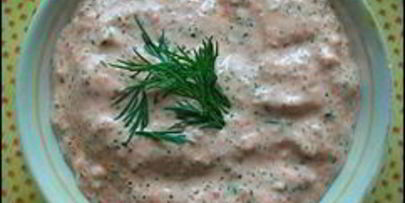 соус из майонеза, помидор и чеснока