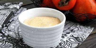 соус из сыра с плесенью и хурмой