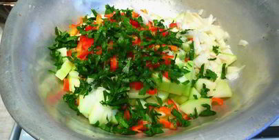 соус с кабачками и картошкой