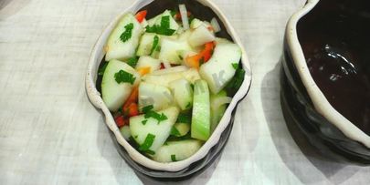 соус с кабачками и картошкой