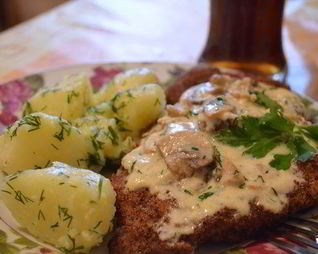 Сырно-грибной соус