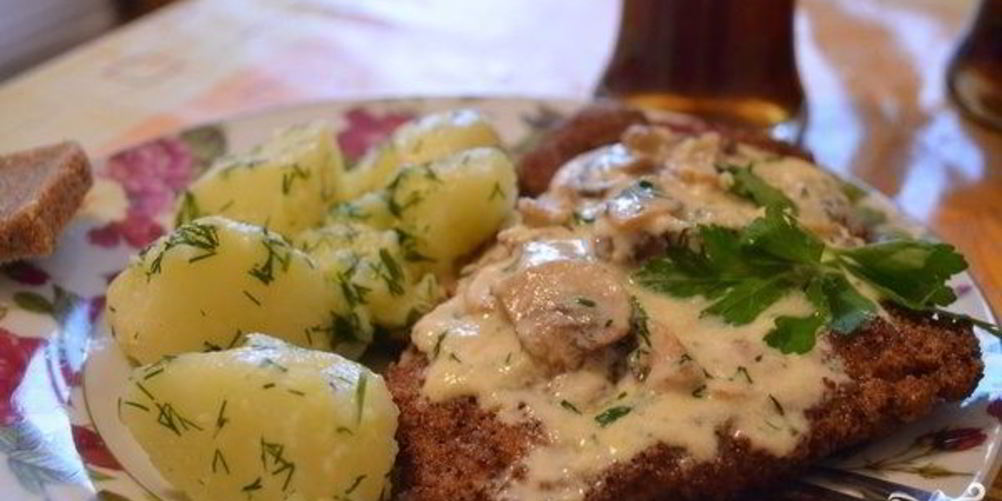 Рецепт сырно-грибной соус