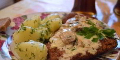 сырно-грибной соус