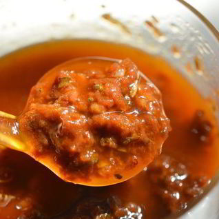 Заправка из вяленых помидоров