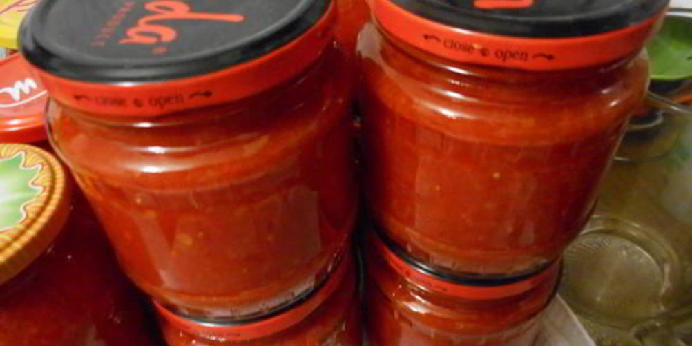 Рецепт заправка красная из перца и томатов