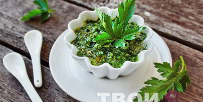 зеленый соус