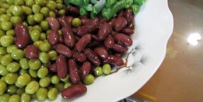 английский стю с фасолью