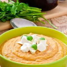 Рецепт Ароматный крем-суп из баклажанов