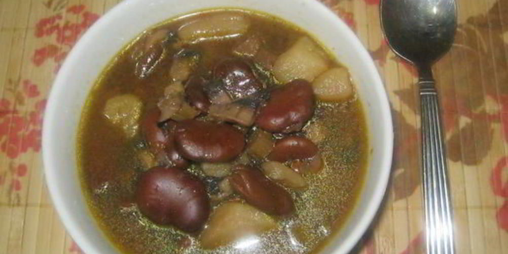 Рецепт бобовый суп с грибами