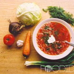 Борщ без мяса