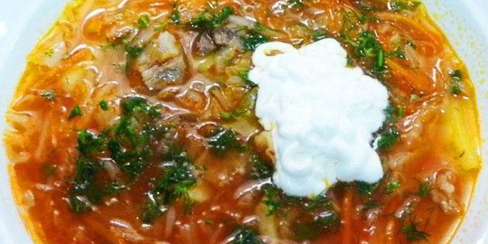 Рецепт борщ из баранины