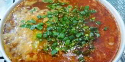 борщ из баранины