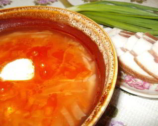 Борщ из капусты