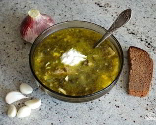 Борщ из крапивы