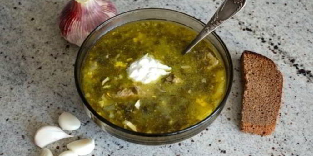 Рецепт борщ из крапивы