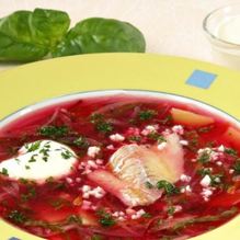 Рецепт Борщ летний с рыбой
