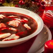 Рецепт Борщ по-полтавски с галушками