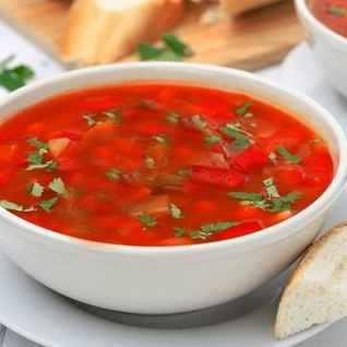 Борщ постный вкусный