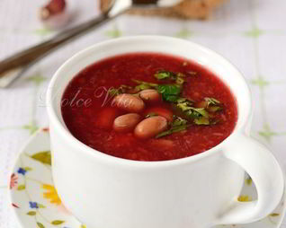 Борщ-пюре без масла