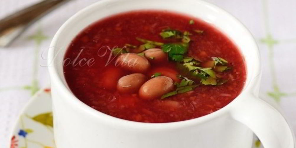 Рецепт борщ-пюре без масла