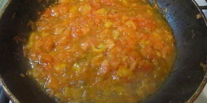 борщ с чесночными гренками