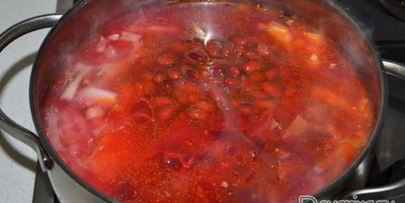 борщ с фасолью