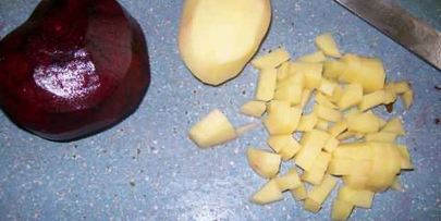 борщ с говядиной