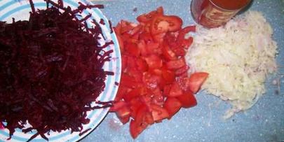 борщ с говядиной