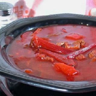 Борщ с грибами