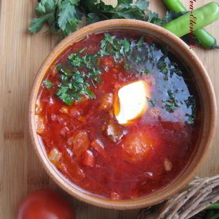 Борщ с капустой