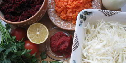 борщ с капустой