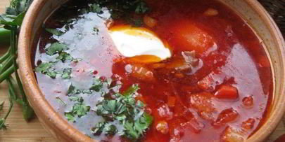 борщ с капустой