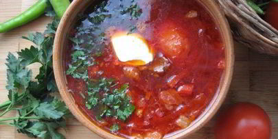 борщ с капустой