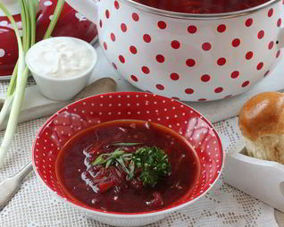 Борщ с красным перцем