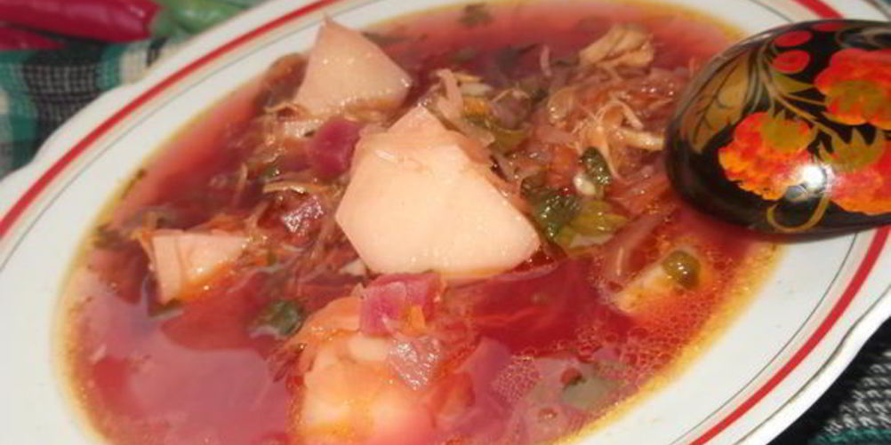 Рецепт борщ с квашеной капустой