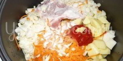 борщ с паровой свеклой и яйцом из мультиварки