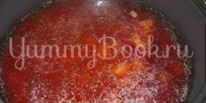 борщ с паровой свеклой и яйцом из мультиварки